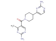 5-{[4-(2-aminopyrimidin-4-yl)piperidin-1-yl]carbonyl}-4-methylpyrimidin-2-amine