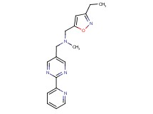 1-(3-ethylisoxazol-5-yl)-N-methyl-N-[(2-pyridin-2-ylpyrimidin-5-yl)methyl]methanamine