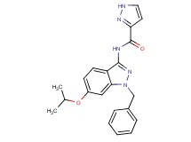 N-(1-benzyl-6-isopropoxy-1H-indazol-3-yl)-1H-pyrazole-3-carboxamide