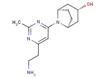 (3-endo)-8-[6-(2-aminoethyl)-2-methylpyrimidin-4-yl]-8-azabicyclo[3.2.1]octan-3-ol