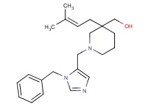 [1-[(1-benzyl-1H-imidazol-5-yl)methyl]-3-(3-methylbut-2-en-1-yl)piperidin-3-yl]methanol