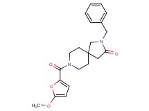 2-benzyl-8-(5-methoxy-2-furoyl)-2,8-diazaspiro[4.5]decan-3-one