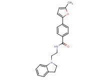 N-[2-(2,3-dihydro-1H-indol-1-yl)ethyl]-4-(5-methyl-2-furyl)benzamide