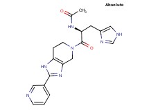 N-[(1S)-1-(1H-imidazol-4-ylmethyl)-2-oxo-2-(2-pyridin-3-yl-1,4,6,7-tetrahydro-5H-imidazo[4,5-c]pyridin-5-yl)ethyl]acetamide