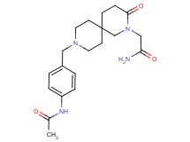 2-{9-[4-(acetylamino)benzyl]-3-oxo-2,9-diazaspiro[5.5]undec-2-yl}acetamide