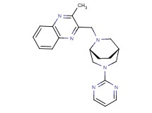 2-methyl-3-{[(1R*,5R*)-3-(2-pyrimidinyl)-3,6-diazabicyclo[3.2.2]non-6-yl]methyl}quinoxaline