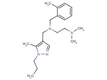 N,N-dimethyl-N'-(2-methylbenzyl)-N'-[(5-methyl-1-propyl-1H-pyrazol-4-yl)methyl]ethane-1,2-diamine
