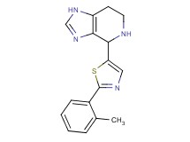 4-[2-(2-methylphenyl)-1,3-thiazol-5-yl]-4,5,6,7-tetrahydro-1H-imidazo[4,5-c]pyridine