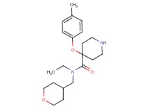 N-ethyl-4-(4-methylphenoxy)-N-(tetrahydro-2H-pyran-4-ylmethyl)-4-piperidinecarboxamide hydrochloride