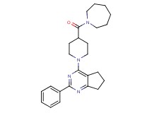 4-[4-(1-azepanylcarbonyl)-1-piperidinyl]-2-phenyl-6,7-dihydro-5H-cyclopenta[d]pyrimidine