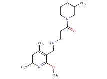 N-[(2-methoxy-4,6-dimethylpyridin-3-yl)methyl]-3-(3-methylpiperidin-1-yl)-3-oxopropan-1-amine