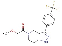 5-(methoxyacetyl)-3-[4-(trifluoromethyl)phenyl]-4,5,6,7-tetrahydro-1H-pyrazolo[4,3-c]pyridine