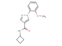 N-cyclobutyl-1-(2-methoxyphenyl)-1H-pyrazole-4-carboxamide