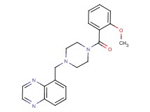 5-{[4-(2-methoxybenzoyl)-1-piperazinyl]methyl}quinoxaline