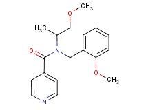 N-(2-methoxybenzyl)-N-(2-methoxy-1-methylethyl)isonicotinamide