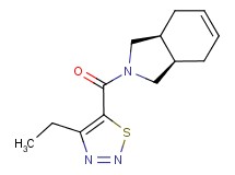 (3aR*,7aS*)-2-[(4-ethyl-1,2,3-thiadiazol-5-yl)carbonyl]-2,3,3a,4,7,7a-hexahydro-1H-isoindole