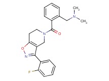 (2-{[3-(2-fluorophenyl)-6,7-dihydroisoxazolo[4,5-c]pyridin-5(4H)-yl]carbonyl}benzyl)dimethylamine