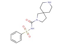 N-(phenylsulfonyl)-2,8-diazaspiro[4.5]decane-2-carboxamide