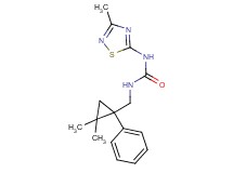 N-[(2,2-dimethyl-1-phenylcyclopropyl)methyl]-N'-(3-methyl-1,2,4-thiadiazol-5-yl)urea