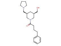 [(3R*,5R*)-1-(4-phenylbutanoyl)-5-(1-pyrrolidinylmethyl)-3-piperidinyl]methanol