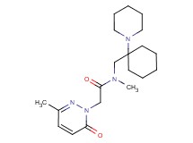 N-methyl-2-(3-methyl-6-oxo-1(6H)-pyridazinyl)-N-{[1-(1-piperidinyl)cyclohexyl]methyl}acetamide