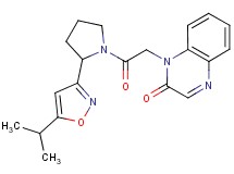 1-{2-[2-(5-isopropylisoxazol-3-yl)pyrrolidin-1-yl]-2-oxoethyl}quinoxalin-2(1H)-one