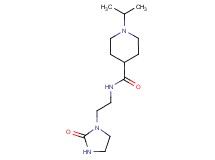 1-isopropyl-N-[2-(2-oxoimidazolidin-1-yl)ethyl]piperidine-4-carboxamide