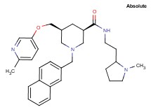 (3R,5S)-5-{[(6-methyl-3-pyridinyl)oxy]methyl}-N-[2-(1-methyl-2-pyrrolidinyl)ethyl]-1-(2-naphthylmethyl)-3-piperidinecarboxamide