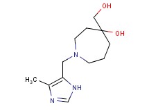 4-(hydroxymethyl)-1-[(4-methyl-1H-imidazol-5-yl)methyl]azepan-4-ol