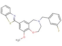 7-(1,3-benzothiazol-2-yl)-4-(3-fluorobenzyl)-9-methoxy-2,3,4,5-tetrahydro-1,4-benzoxazepine
