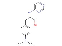 3-[4-(dimethylamino)phenyl]-2-(pyrimidin-4-ylamino)propan-1-ol