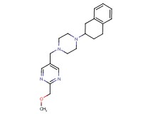 2-(methoxymethyl)-5-{[4-(1,2,3,4-tetrahydronaphthalen-2-yl)piperazin-1-yl]methyl}pyrimidine