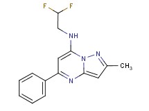 N-(2,2-difluoroethyl)-2-methyl-5-phenylpyrazolo[1,5-a]pyrimidin-7-amine