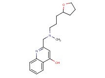 2-({methyl[3-(tetrahydrofuran-2-yl)propyl]amino}methyl)quinolin-4-ol