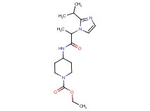 ethyl 4-{[2-(2-isopropyl-1H-imidazol-1-yl)propanoyl]amino}-1-piperidinecarboxylate
