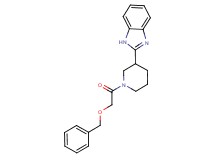 2-{1-[(benzyloxy)acetyl]-3-piperidinyl}-1H-benzimidazole