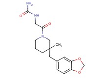 N-{2-[3-(1,3-benzodioxol-5-ylmethyl)-3-methylpiperidin-1-yl]-2-oxoethyl}urea