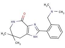 2-{2-[(dimethylamino)methyl]phenyl}-7,7-dimethyl-5,6,7,8-tetrahydroimidazo[4,5-c]azepin-4(1H)-one