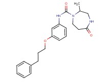 2-methyl-5-oxo-N-[3-(3-phenylpropoxy)phenyl]-1,4-diazepane-1-carboxamide