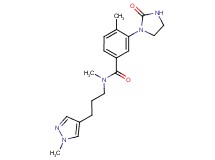 N,4-dimethyl-N-[3-(1-methyl-1H-pyrazol-4-yl)propyl]-3-(2-oxo-1-imidazolidinyl)benzamide