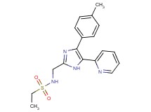 N-{[4-(4-methylphenyl)-5-pyridin-2-yl-1H-imidazol-2-yl]methyl}ethanesulfonamide