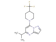 5-isopropyl-7-[4-(trifluoromethyl)-1-piperidinyl]pyrazolo[1,5-a]pyrimidine