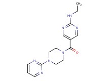 N-ethyl-5-{[4-(2-pyrimidinyl)-1-piperazinyl]carbonyl}-2-pyrimidinamine