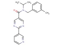N-isopropyl-N-(3-methylbenzyl)-2-pyridin-3-ylpyrimidine-5-carboxamide