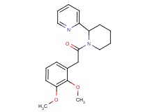 2-{1-[(2,3-dimethoxyphenyl)acetyl]-2-piperidinyl}pyridine