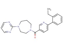 1-{[6-(2-ethylphenyl)pyridin-3-yl]carbonyl}-4-pyrimidin-2-yl-1,4-diazepane