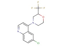 6-chloro-4-[2-(trifluoromethyl)morpholin-4-yl]quinoline