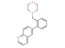 6-[2-(morpholin-4-ylmethyl)phenyl]quinoline