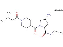 (4R)-4-amino-N-ethyl-1-{[1-(3-methylbutanoyl)piperidin-4-yl]carbonyl}-L-prolinamide