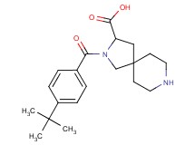 2-(4-tert-butylbenzoyl)-2,8-diazaspiro[4.5]decane-3-carboxylic acid